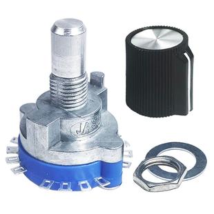 3只|波段开关3档6档单刀12档2刀5档四刀三位手轮多路档位旋转开关