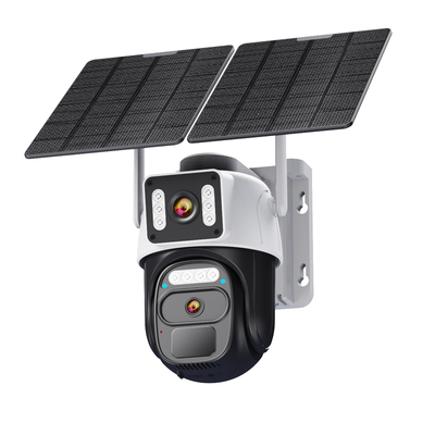AOV太阳能监控器摄像头360度无死角手机远程室外4G全彩夜视高清