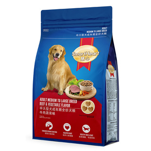 慧心狗粮中大型犬成犬粮15kg金毛拉布拉多通用型宠物粮旗舰店正品