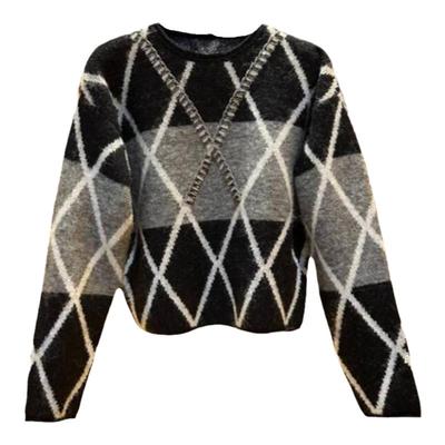 宽松毛衣秋冬女马海毛软糯毛线衣