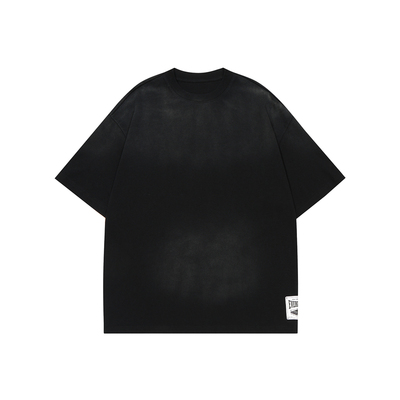 美国EVERLAST拳击运动短袖 训练健身宽松透气落肩重磅纯棉印花T恤