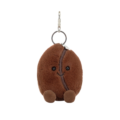 英国Jellycat趣味咖啡豆包包挂饰玩偶娃娃钥匙扣生日礼物秋冬新品