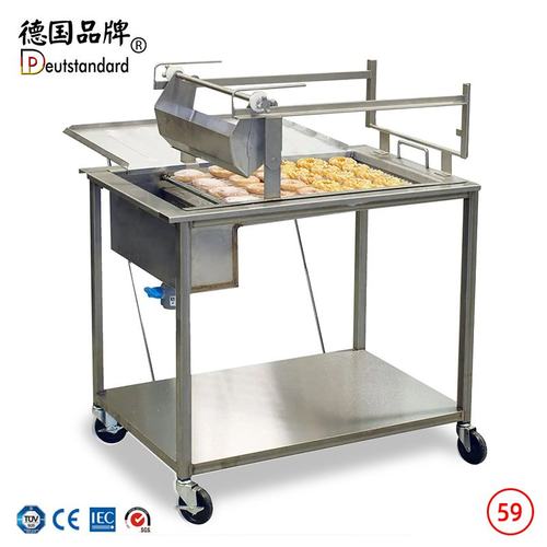 巧克力浇注机手工燕麦朱古力淋面设备可可脂裹涂机巧克力上浆机械