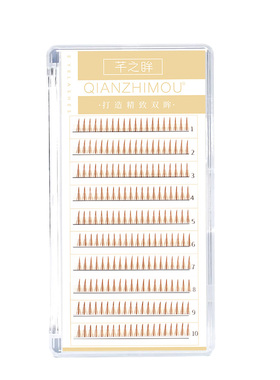芊之眸焦糖色下睫毛仙子自然