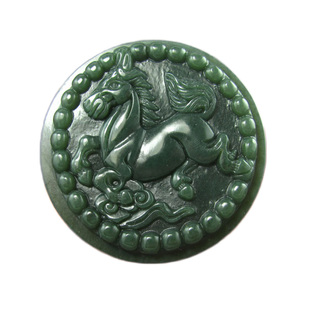 马年本命年生肖马皮带玉腰扣腰牌腰佩和田玉马到功成男士腰挂腰饰