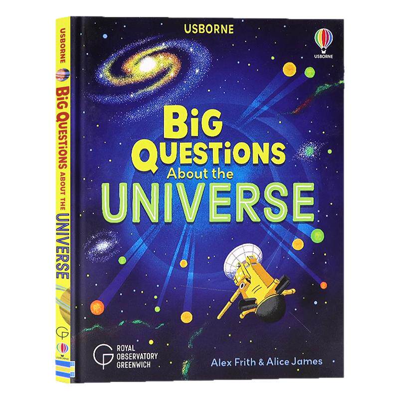 Usborne关于宇宙的大问题 英文原版绘本 Big Questions about the Universe 尤斯伯恩精装大开本儿童科普图解百科全书Alex Frith