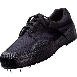 3537正品解放鞋男作训鞋黑色帆布胶鞋跑步训练鞋女工地耐磨劳保鞋