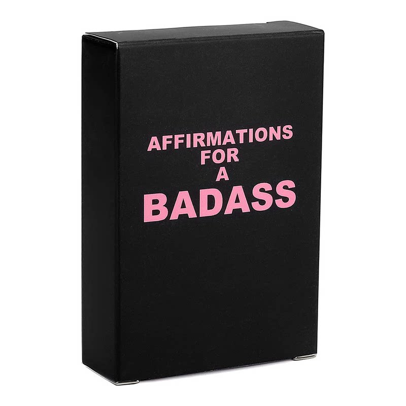 Badass信念卡女性励志明信片