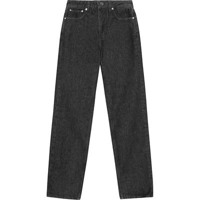 GANNI女装新款印花直筒牛仔裤