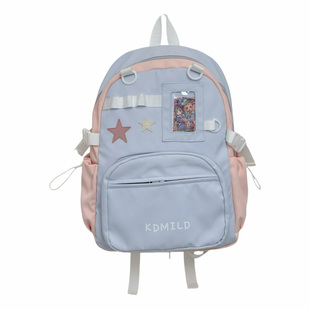 二次元少女吧唧痛包双肩包大容量漫展痛层可拆卸学生书包电脑包女