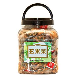 【买2送1】随易玄米茶蒸青绿茶国茶炒米袋泡日式寿司店用茶袋罐装
