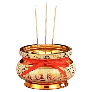 供佛香炉家用室内供奉陶瓷香碗财神香炉上香插大小号香炉佛具香炉