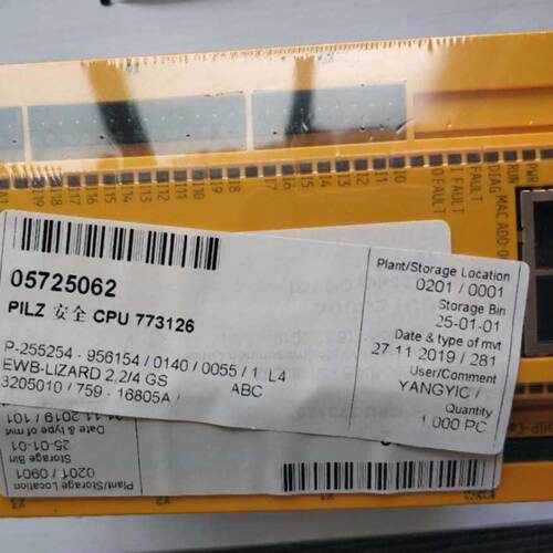 议价PILZ 皮尔磁 773126 CPU模块现货出售