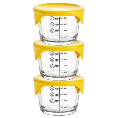 乐扣乐扣耐热玻璃保鲜盒辅食盒