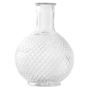 法式复古浮雕玻璃花瓶袖珍干花插花房间桌面花器ins风迷你小摆件