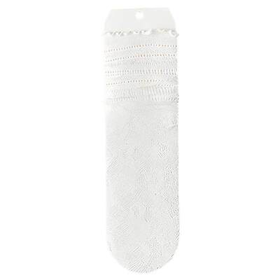 春夏蕾丝芭蕾风堆堆中筒袜女