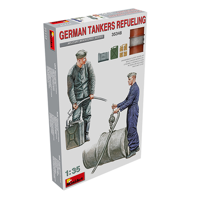 Miniart拼装兵人加油状态坦克兵