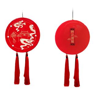 创意福灯中式刺绣灯笼发光过年古风宫灯中秋节元宵节装饰挂饰定制