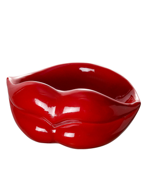 金卡佰创意嘴唇玄关桌面收纳摆件