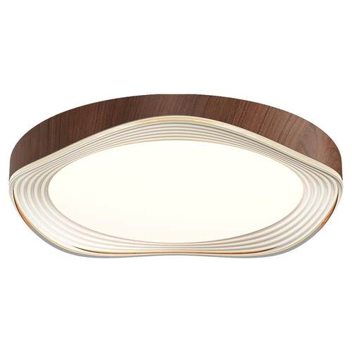 箭牌照明胡桃木色复古风卧室吸顶灯2025新款中古风护眼主卧房间灯