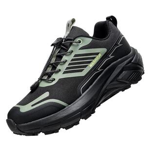 回力徒步鞋2025秋季新款男鞋革面防泼水户外登山鞋运动鞋越野跑鞋