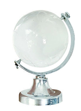 透明水晶可爱风书桌送礼物地球仪