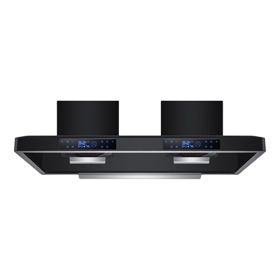 柴火灶商用大吸力自动清洗油烟机