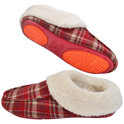 科柔英伦风保暖棉拖鞋