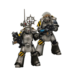 JOYTOY暗源战锤荷鲁斯之乱钢铁勇士MKIII型战术小队可动兵人手办