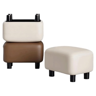 小板凳子家用矮凳门口换鞋凳客厅坐墩茶几沙发凳儿童软包板凳墩子