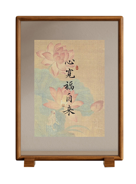 双面透明实木相框装裱框空榫