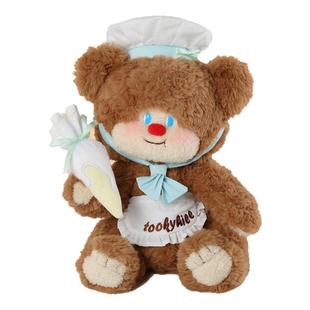 淘气山丘贝尔熊玩偶毛绒玩具安抚可爱公仔儿童女生节日礼物