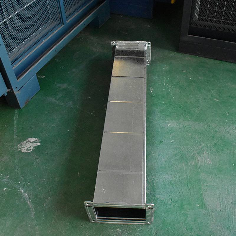 镀锌风管不锈钢排烟管白铁皮通风管道共板插条角铁风管方形焊接管