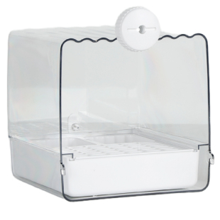 鹦鹉自动喂食器谷壳分离防撒防溅一体喂鸟神器牡丹玄凤专用鸟食盒