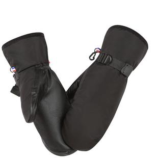 真羽绒手套男女冬季滑雪加厚保暖防风防寒冬天骑行白鸭绒焖子手套