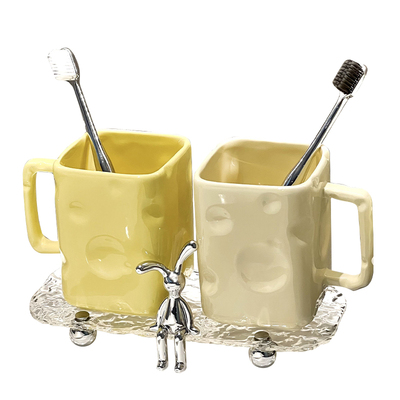 2025新款奶酪漱口杯套装