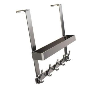 免打孔门后挂钩加长衣服挂衣钩卧室门衣帽架置物架门上挂衣架门后