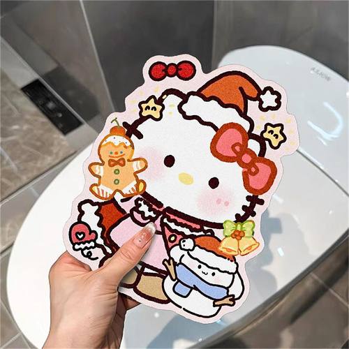 新年hellokitty马桶除臭贴卫生间香薰片厕所装饰卡通贴纸防水留香