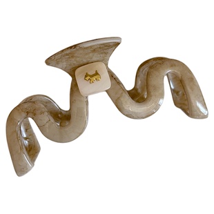 超大号波浪头发抓夹女发量大鲨鱼夹高级感发夹2026新款后脑勺发饰