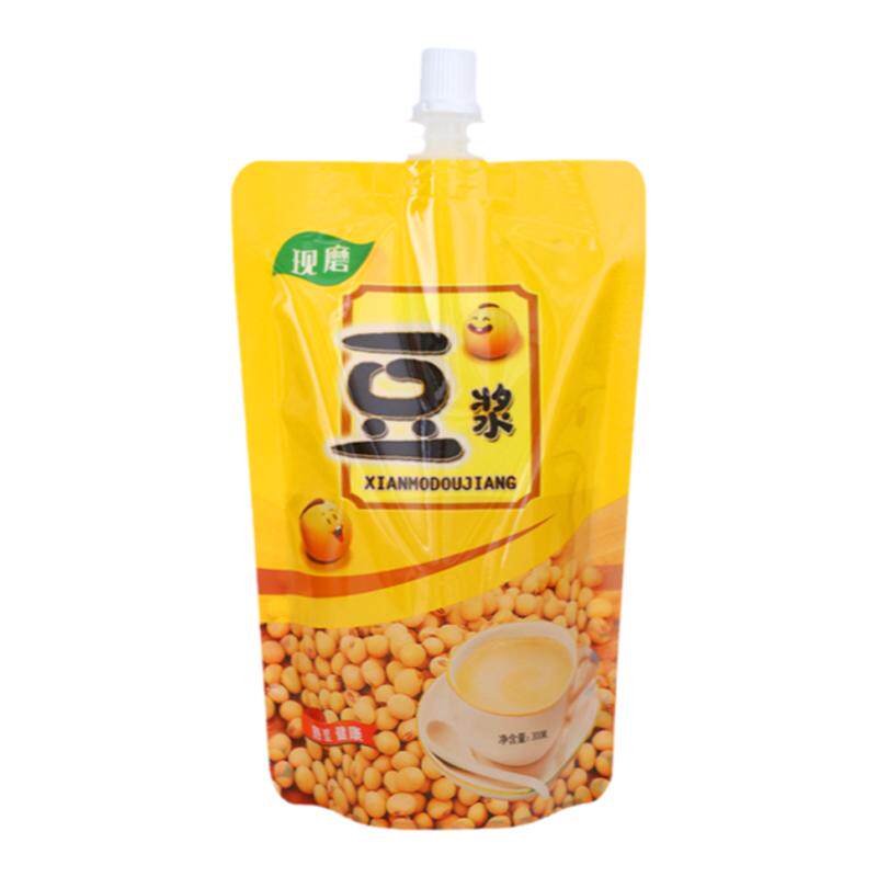 【厂家直销】豆浆袋一次性自立吸嘴袋批发商用豆浆便携早餐分装袋