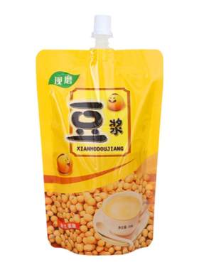 厂家直销吸嘴袋pe材质早餐袋子
