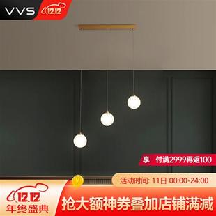 吊灯大气家用餐厅卧室北欧魔豆网 美学灯 全铜灯具现代简约风格