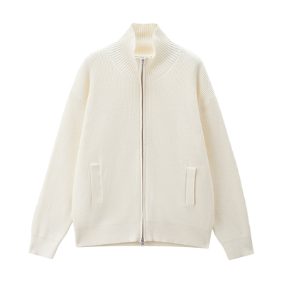 GC开衫纯棉半高领针织衫