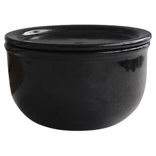 日本伊贺烧进口家用粗陶碗剩米饭储存保鲜冷饭罐神器可微波炉加热