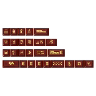 猫尔本可爱透明PC增补个性键26键十字机械键盘键帽原厂/MAO高度