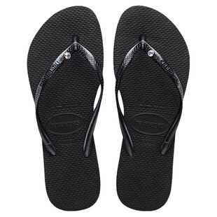 Havaianas哈唯纳2026年春夏新款slim系列钻饰点缀人字拖女夏海边
