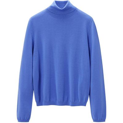 【可机洗黄金羊毛】OVV秋冬热卖女装刺绣高领长袖针织衫