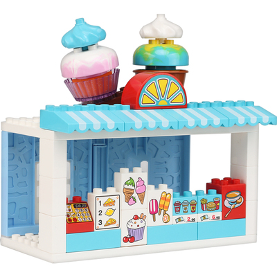 大颗粒积木房子系列袋装