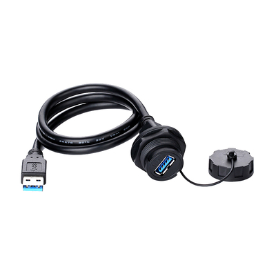 凌科电气机箱usb3.0防水航空插头