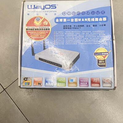 议价全新未用，WayOS WQR-945四WAN无线路由器，带原